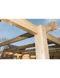 Carport double en bois, 30,87 m², Weka 618, achat, pas cher