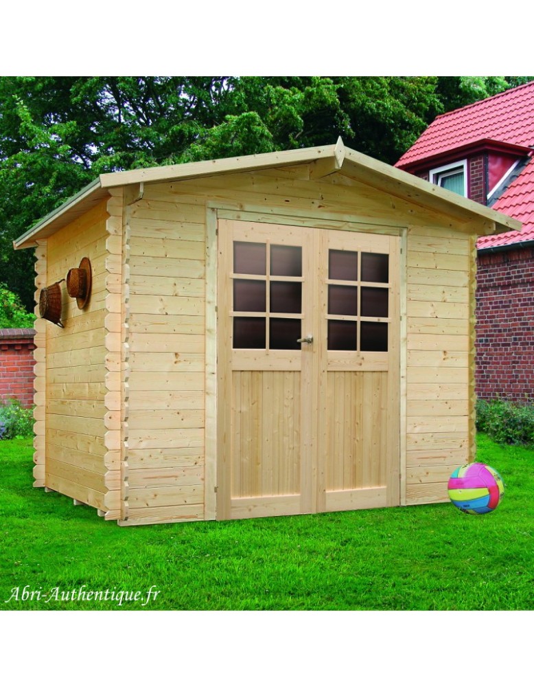 Abri de jardin en bois-Amberg-7,39 m²-19 mm-Solid-achat-pas cher