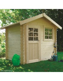 Abri de jardin en bois-Saran-5,90 m²-28 mm-Solid-achat-pas cher