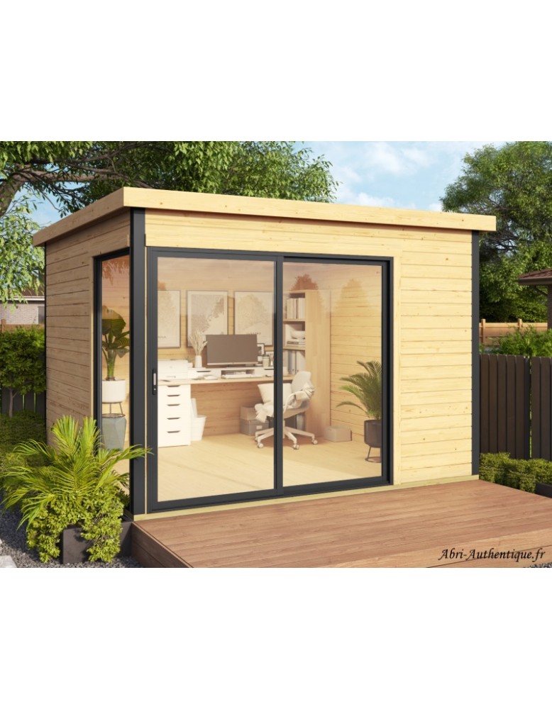 Abri Doméo 1 Plus, 9 m², baie-vitrée, achat, pas cher Abri Doméo 1 Plus, 9 m², baie-vitrée, achat, pas cher
